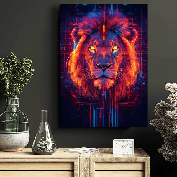 Digital Roar Lion Wall Art | MusaArtGallery™