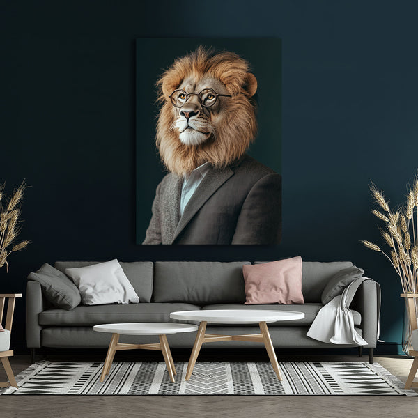 Distinguished Lion Wall Art | MusaArtGallery™