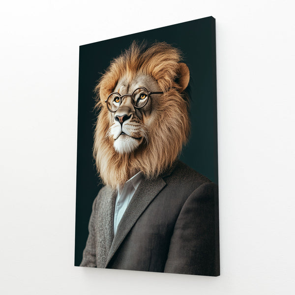 Distinguished Lion Wall Art | MusaArtGallery™