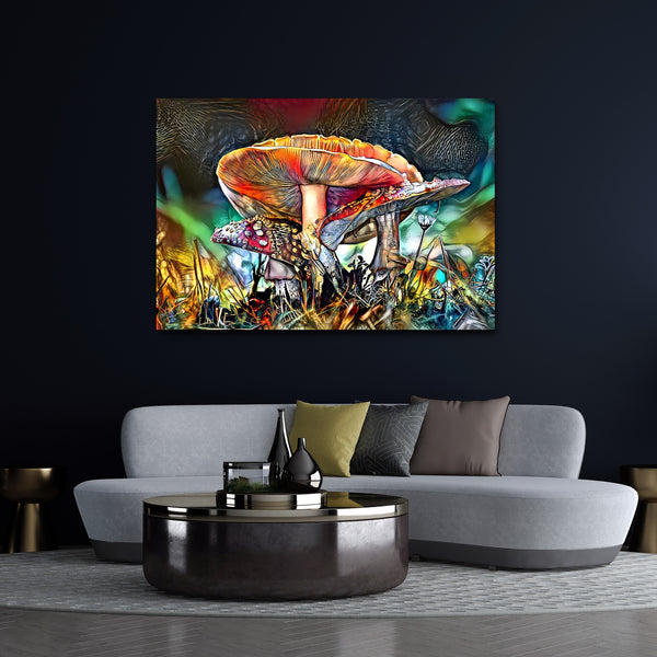 Mushroom Modern Wall Art | MusaArtGallery™