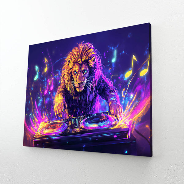 DJ Vibes Lion Wall Art | MusaArtGallery™