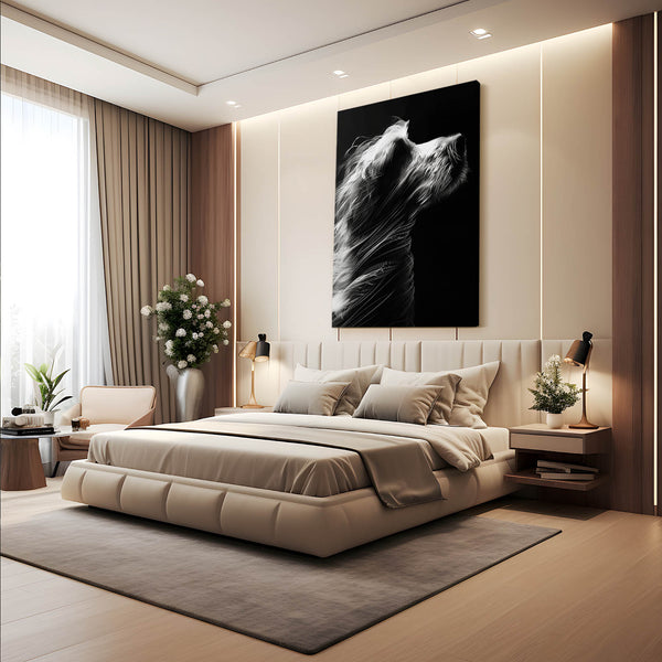 Dog Art Black And White