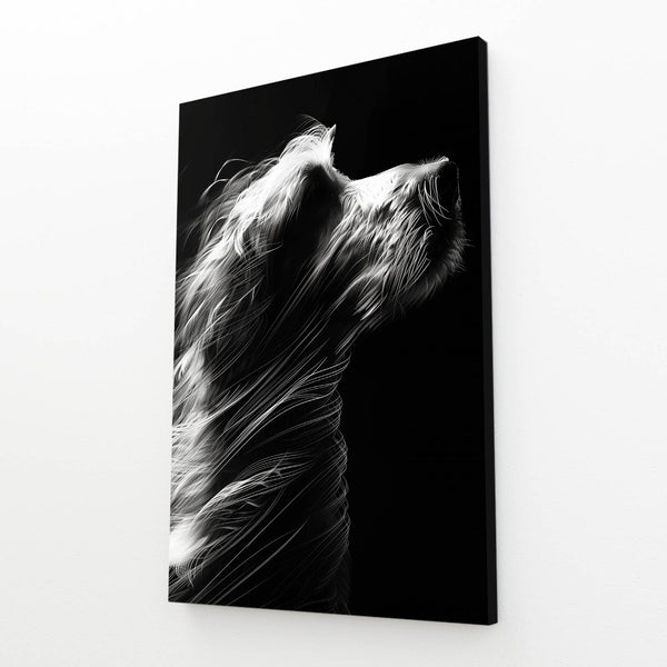 Dog Art Black And White