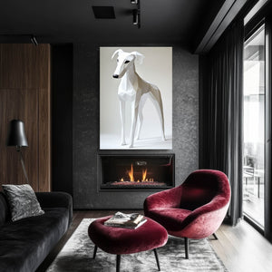 Dog Art White