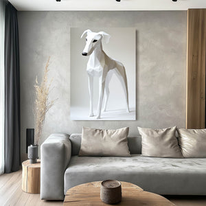 Dog Art White