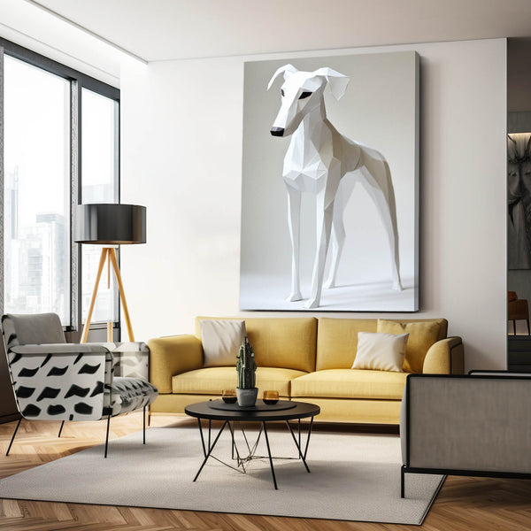 Dog Art White