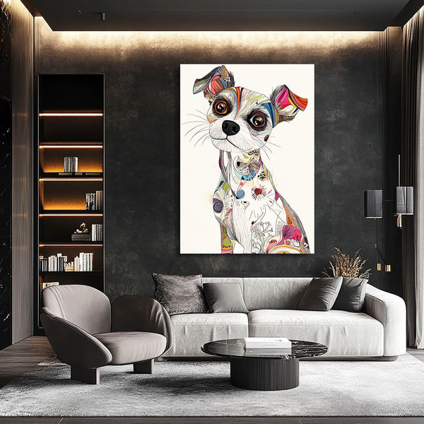 Dog Wall Art Vertical