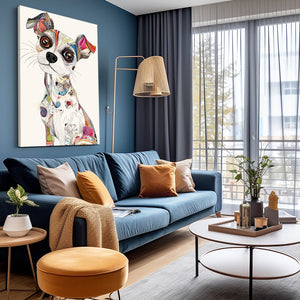 Dog Wall Art Vertical
