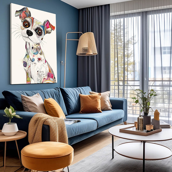 Dog Wall Art Vertical