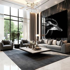 Dolphin Art Black