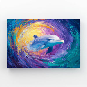 Dolphin Art Colorful