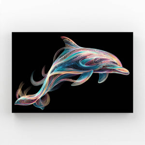 Dolphin Art Horizontal