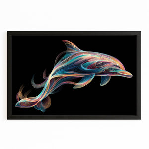 Dolphin Art Horizontal