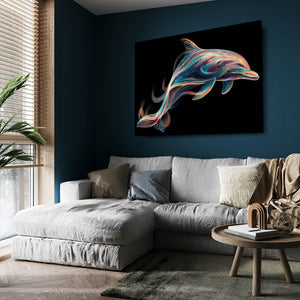 Dolphin Art Horizontal