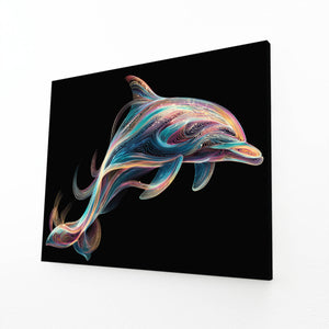Dolphin Art Horizontal