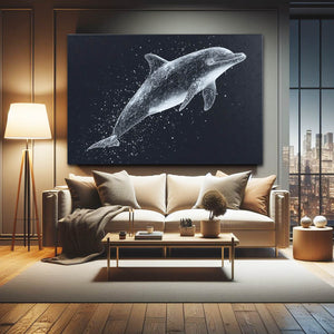 Dolphin Art Living Room