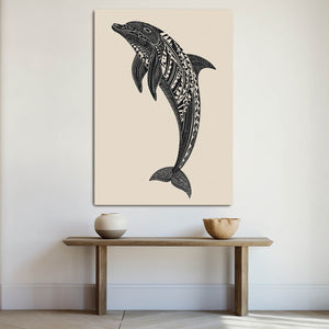 Dolphin Art Minimalist