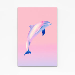 Dolphin Art Pink