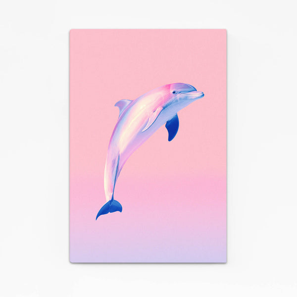 Dolphin Art Pink
