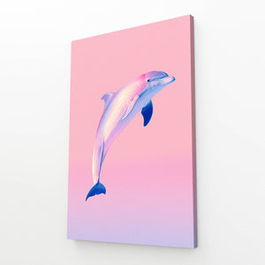 Dolphin Art Pink