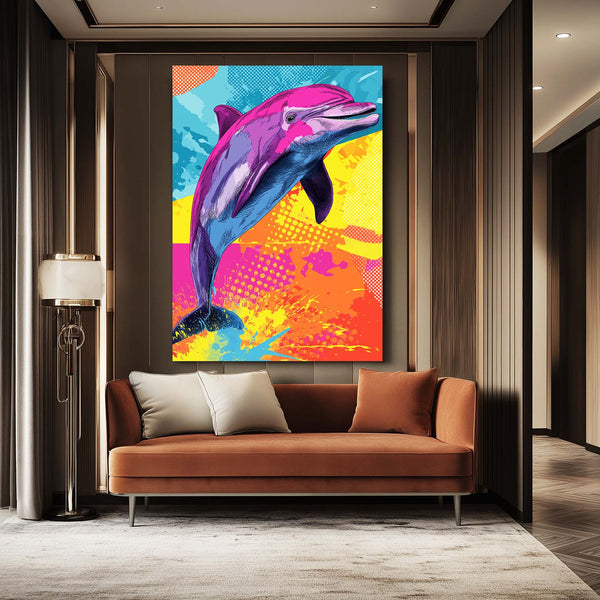 Dolphin Art Pop Art