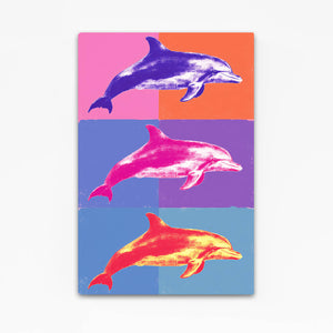 Dolphin Art Purple