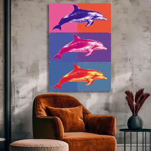 Dolphin Art Purple