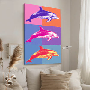Dolphin Art Purple