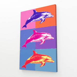 Dolphin Art Purple