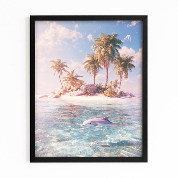 Dolphin Art Tropical