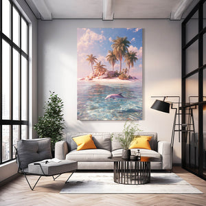 Dolphin Art Tropical