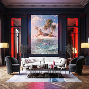 Dolphin Art Tropical