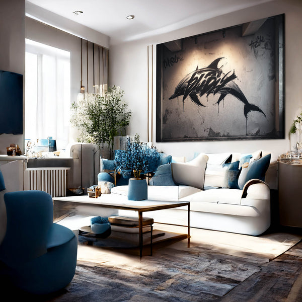 Dolphin Art Vertical