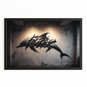 Dolphin Art Vertical