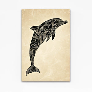Dolphin Art Vintage