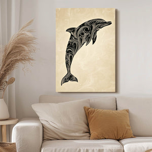 Dolphin Art Vintage