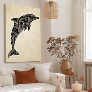 Dolphin Art Vintage