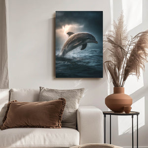 Dolphin Artwork Vertical