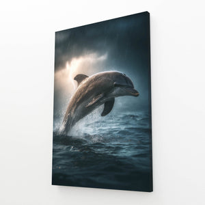 Dolphin Artwork Vertical