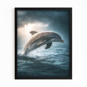 Dolphin Artwork Vertical