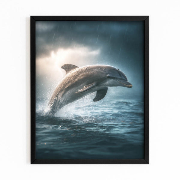 Dolphin Artwork Vertical