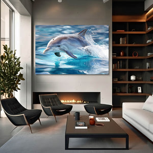 Dolphin Canvas Art