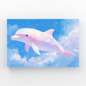 Dolphin Canvas Horizontal