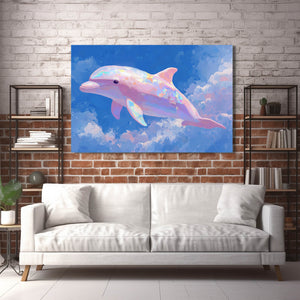 Dolphin Canvas Horizontal