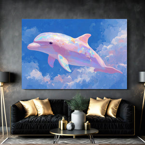 Dolphin Canvas Horizontal