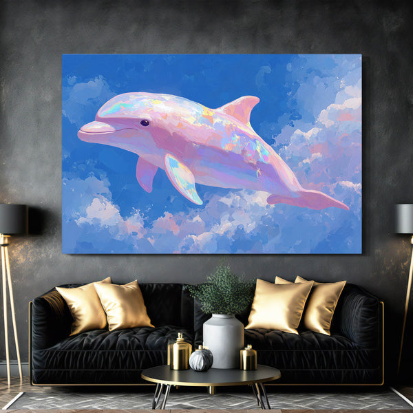 Dolphin Canvas Horizontal