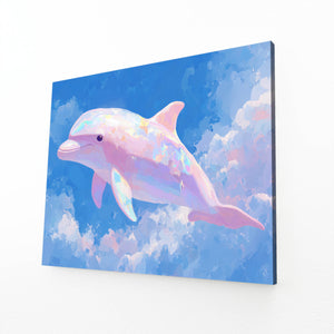 Dolphin Canvas Horizontal