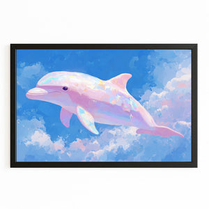 Dolphin Canvas Horizontal