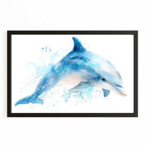 Dolphin Wall Art Horizontal