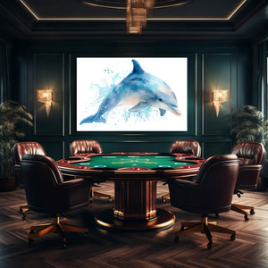 Dolphin Wall Art Horizontal